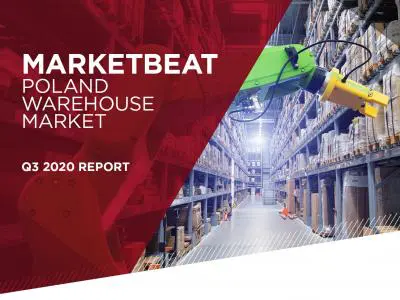 Marketbeat: Poland Warehouse Market - Q3 2020 r. [REPORT]